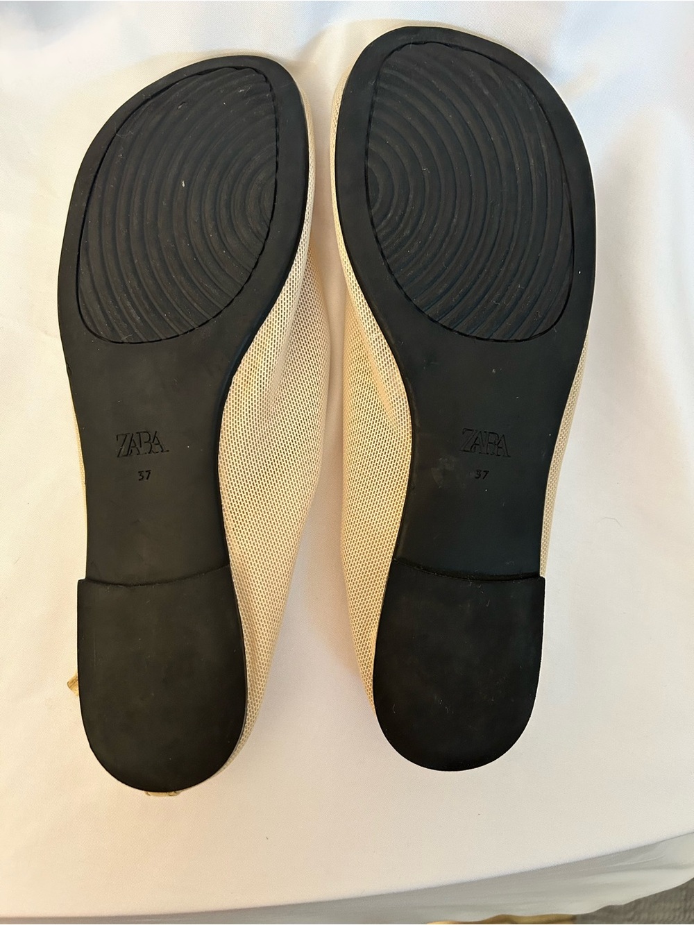 Zara Beige Slip-On Ballet Flats - Picture 13 of 13